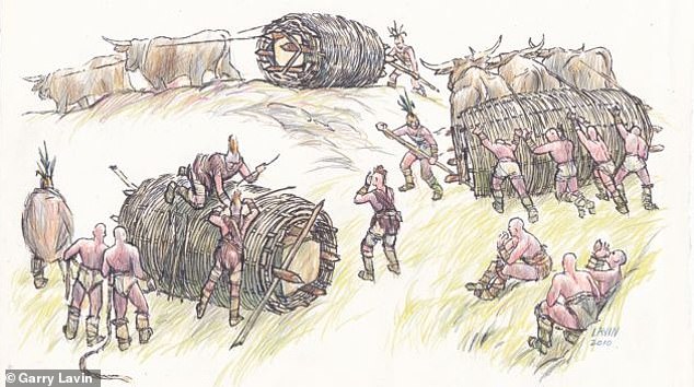 Another suggestion is that Neolithic people used huge wicker baskets and oxen to pull the stones over the great distances required. No matter the method, archaeologists are certain that the stones were moved by hand and likely over land