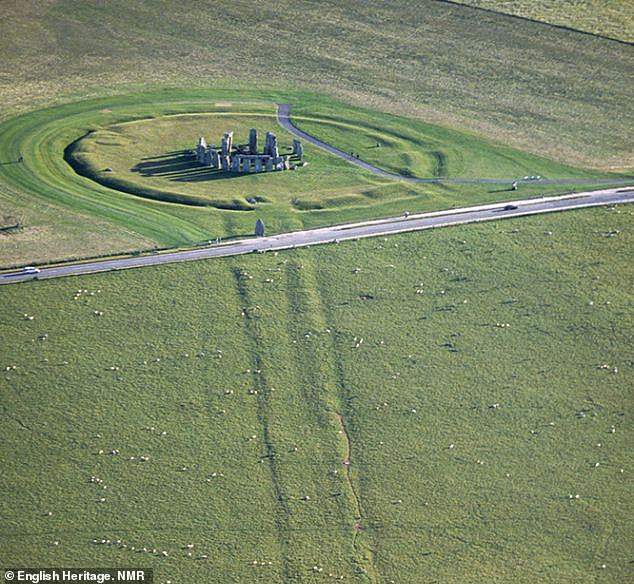 The Stonehenge Avenue (pictured) is formed by ditches stretching from the site. Since these ditches align with the solstice, Neolithic people may have considered this to be a sacred location before the stones arrived