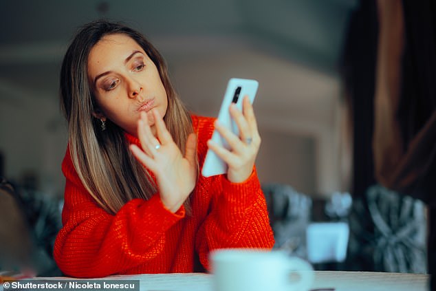 Women tended to rank more highly in the desirability hierarchy, the team discovered, largely because the app had many more male users than female ones (stock image)