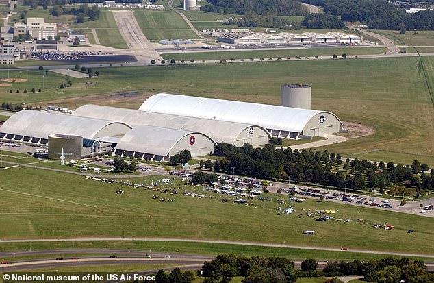 Drones swarmed over Wright-Patterson Air Force Base (pictured) on both December 13 and December 16, 2024