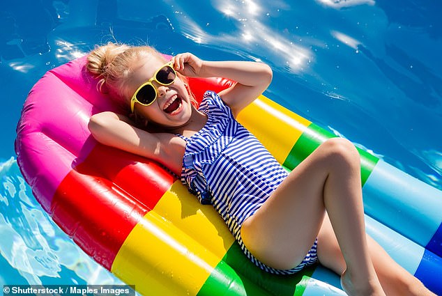 However, parents have been urged to pay close attention to their children's swimsuit colours and avoid two shades in particular