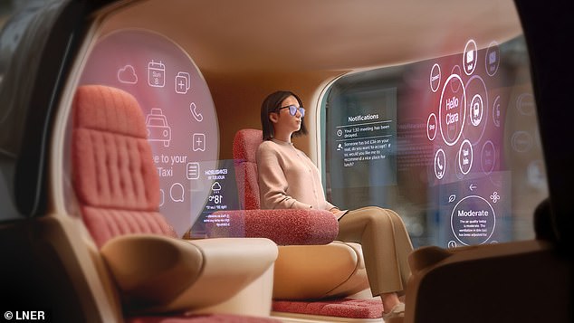 Augmented reality windows could turn scenery into an interactive guide, overlaying historical facts and live travel data over the views