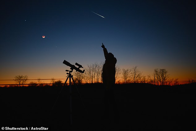 While the Red Planet is well past its brightest point this year, it remains a distinct, red dot in the night sky