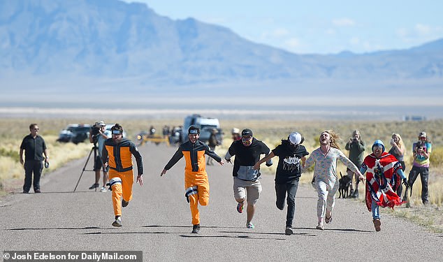 Only half of the 150 people who showed up at the 2019 event actually ran towards the gates of Area 51