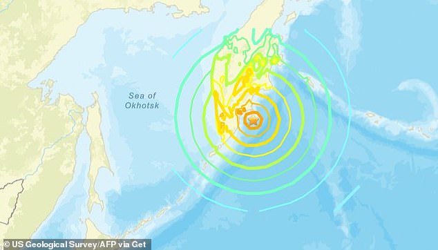 On Tuesday, an 8.8 magnitude quake struck Russia's coast
