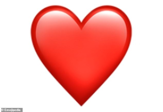 Here in the UK, the classic red love heart tops the list, closely followed by the 'face with tears of joy'
