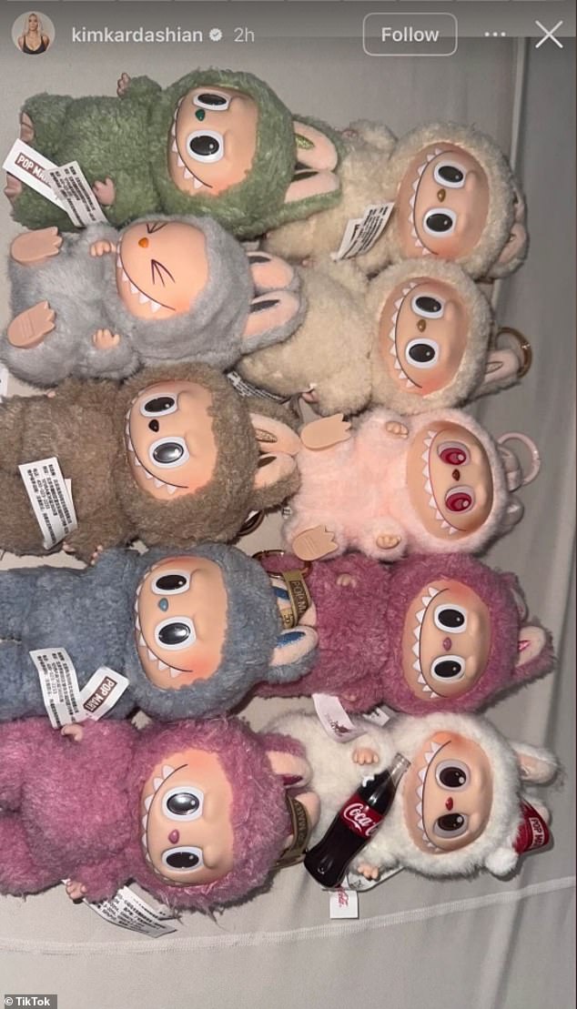 They have become a global sensation, sported by celebrities like Kim Kardashian and Rihanna, but some claim the popular Labubu dolls 'carry demonic energy.' Kardashian shared an Instagram story showing her collection
