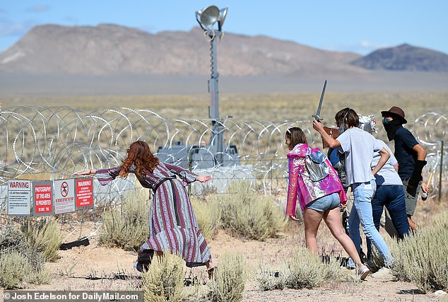 Roberts' Facebook event to storm Area 51 was RSVP'd by 2 million people in the summer of 2019