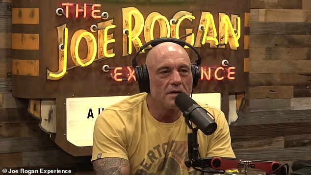 Joe Rogan (pictured) claimed that researchers focused on ancient Egypt have pushed back against other discoveries that would rewrite the ancient world