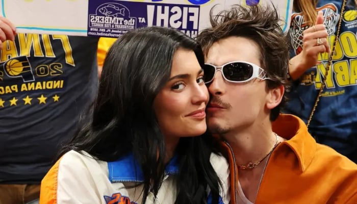 Kylie Jenner and Timothée Chalamet on Instagram