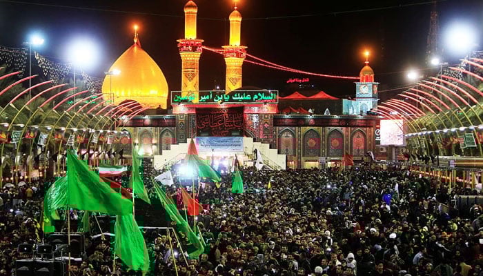 Pilgrims gather as they commemorate Chehlum in Karbala, Iraq in this undated picture. — Reuters/File