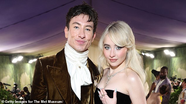 Fans of pop star Sabrina Carpenter say she is more attractive than her ex Barry Keoghan (pictured together in 2024)