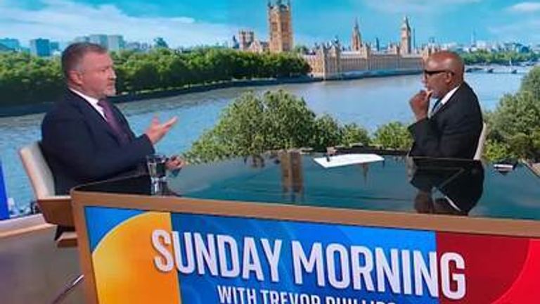 Environment Secretary Steve Reed told Sky’s Trevor Phillips that after ‘a decade of national renewal’ the UK will be able to eliminate sewag
