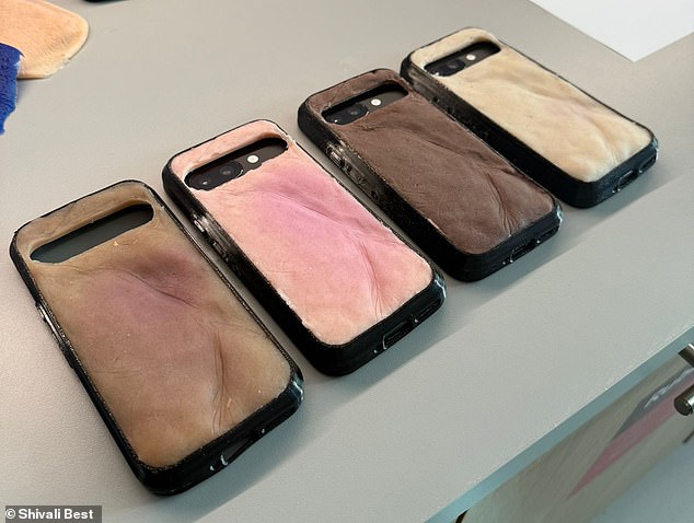 O2 has joined forces with pioneering Creative Technologist, Marc Teyssier, on a new phone case, which is designed to mimic human skin