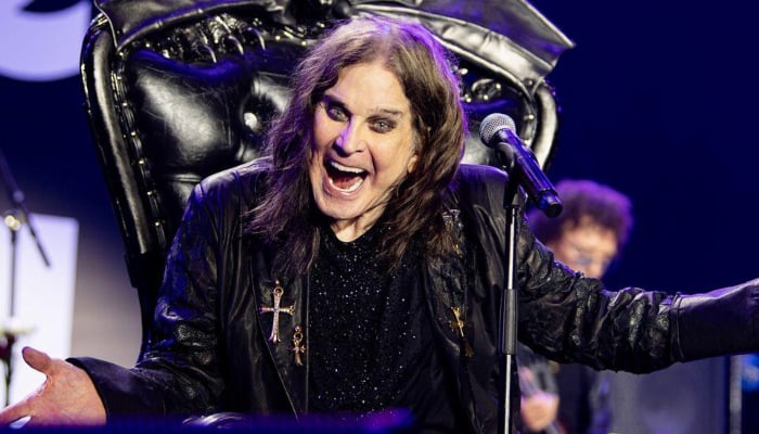 Ozzy Osbourne in his final performance