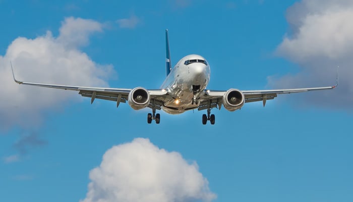 This representational image shows an aeroplane in flight. — Unsplash