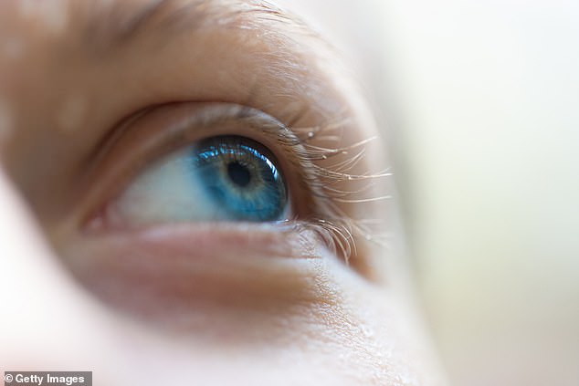 Scientists have discovered a link between the Pfizer COVID-19 vaccine and thickening of the cornea, the clear front part of the eye (Stock Image)