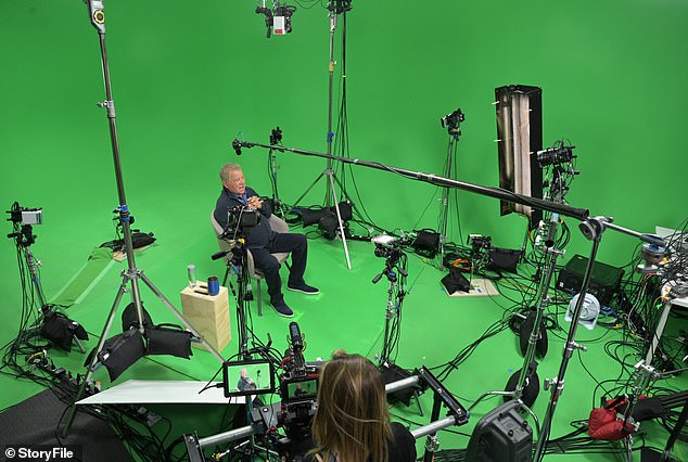 Actor William Shatner (pictured) has had a digital avatar of himself created by Storyfile