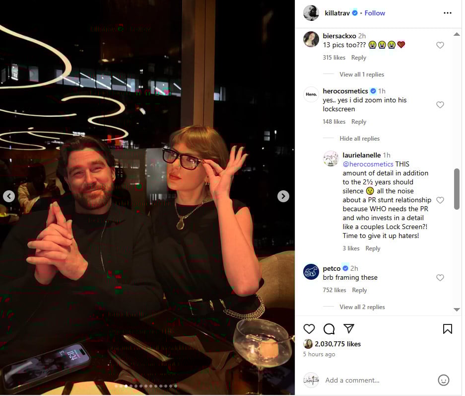Taylor Swift fans spot one sweet detail in Travis Kelce’s latest post
