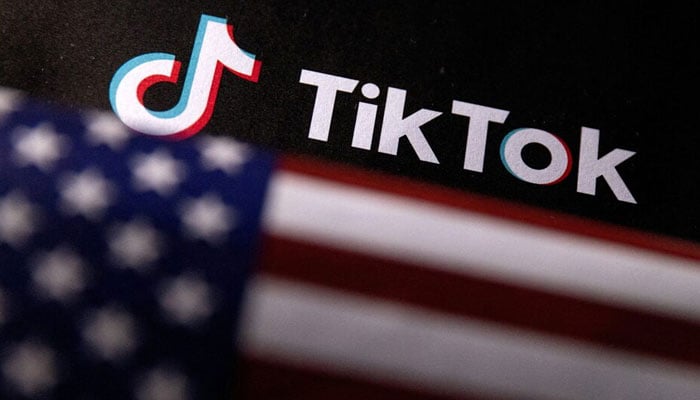US flag and TikTok logo are seen in this illustration. — Reuters/File