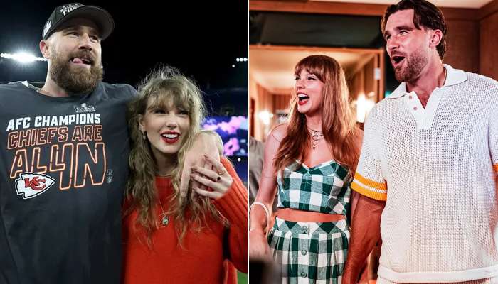 Travis Kelce says he and Taylor Swift are just enjoying life... being a couple