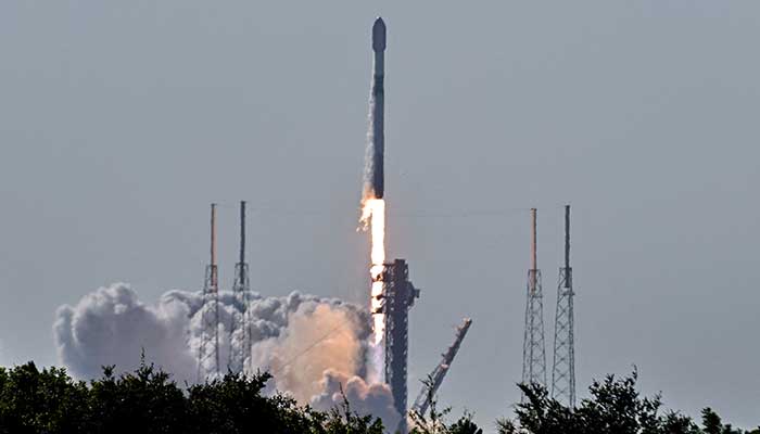 A SpaceX Falcon 9 rocket carrying a payload of Starlink v2-mini satellites lifts off from Space Launch Complex 40 at the US Space Force Station in Cape Canaveral, Florida, US. — Reuters/File