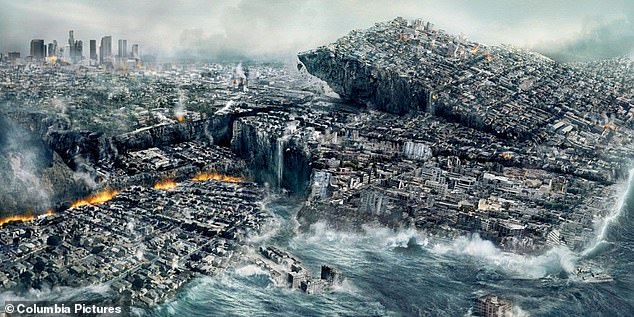 A picture from the movie San Andreas gives an idea of the carnage that could be caused by the Ring of Fire igniting