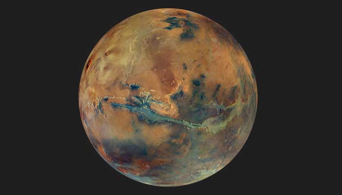 The image shows planet Mars. — ESA/File