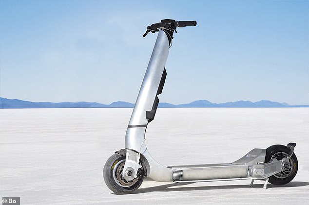 The world's fastest e¿scooter has been unveiled ¿ and it can reach dizzying speeds of up to 100mph