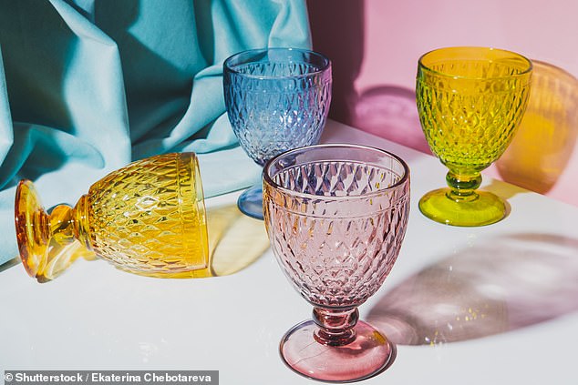Crystal can be expensive, and the best way to preserve it is by avoiding the dishwasher, Mr Laughlin said (stock image)
