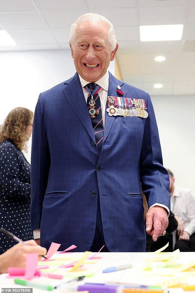 The Duke and Duchess of York are tipped to be banned from private Royal Family occasions by order of King Charles (pictured visiting Barrow-in-Furness, Cumbria, on September 22 2025)