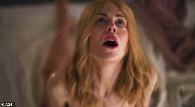 The actress made headlines last year with her starring turn in the raunchy drama, but confessed to 'hating' having to film so many sex scenes and struggling to cope