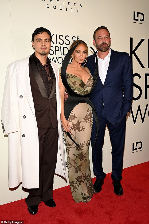 They also posed with Lopez's co-star Tonatiuh