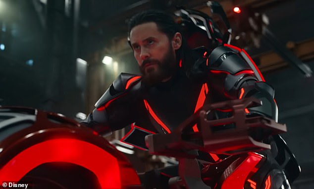 Leto is seen here in the latest installment of the film franchise, which has so far not lived up to financial expectations