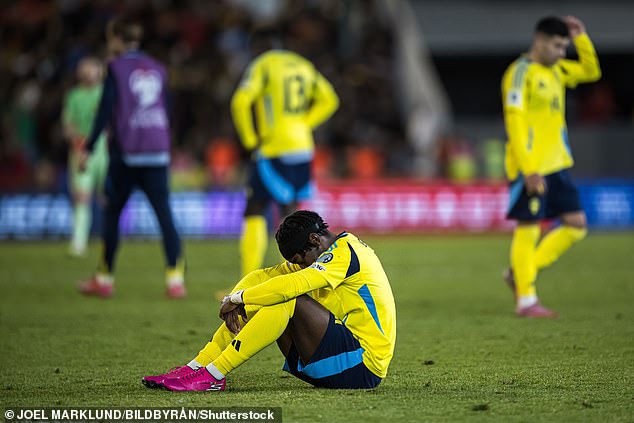 There's been misery for his country too, with Sweden's World Cup qualifying campaign on the brink after three defeats and a draw from four games