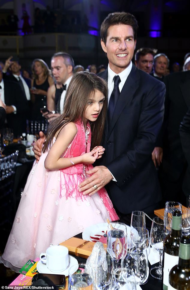 Tom has not been pictured with his daughter in 12 years amid their reported estrangement; The father and daughter pictured in 2012