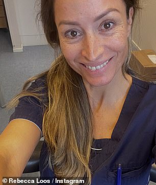 The former glamour model, 48, said she is 'grateful for this life' as she balances work as a medical assistant and teaching yoga and meditation