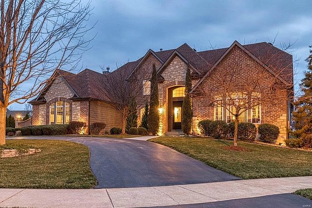 She allegedly stole $10 million from a program intended to provide meals for low-income children and bought herself a $1 million mansion in St. Charles, Missouri (pictured)