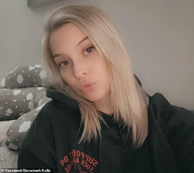 Kulla's mother Karen claimed Deschepper 'got crazy' after the pair's recent breakup. Pictured is Savannah Kulla