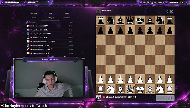 Bortnyk described the horrifying discovery during a Twitch livestream on Monday