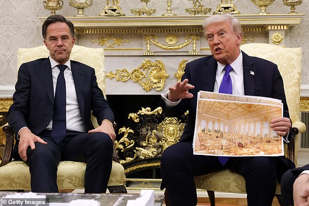 He hit out at a reporter who suggested he wasn't being transparent about the project during a meeting with NATO Secretary General Mark Rutte on Wednesday