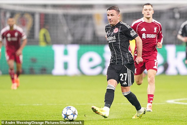 Mario Gotze lined up for Eintracht Frankfurt but in another life he could have been at Liverpool