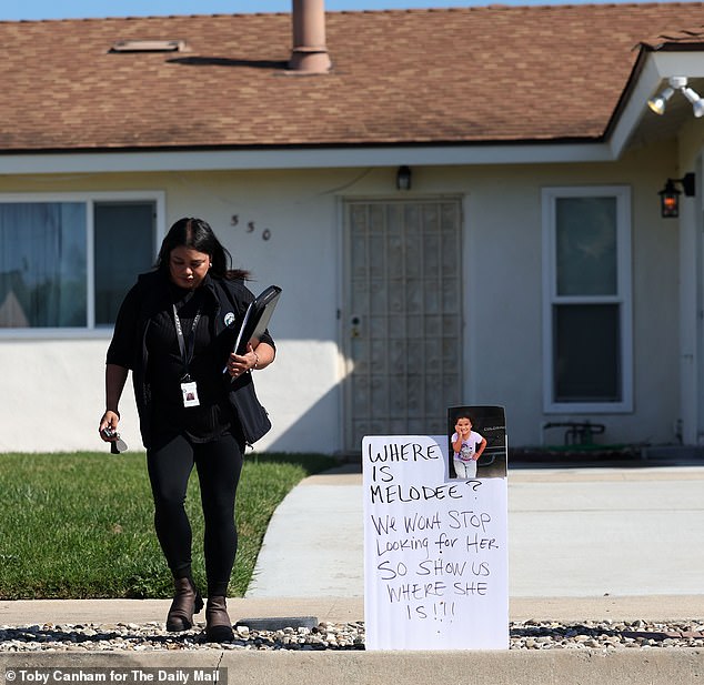 Child protective services from Santa Barbara were seen attempting to communicate with Ashlee at her home after she returned home, but she refused to answer the door
