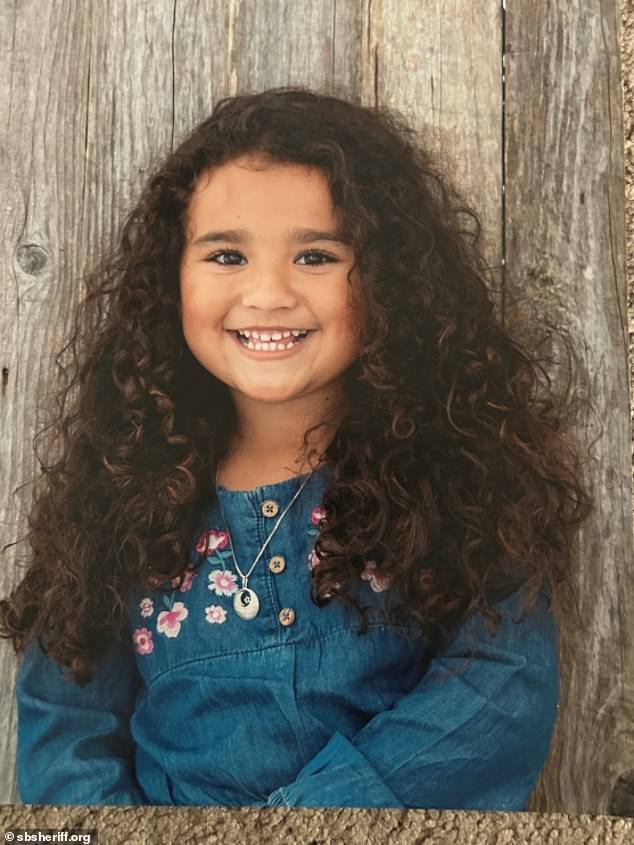 The last confirmed sighting of Ashlee’s daughter was on October 7, in her mother’s white Chevrolet Malibu that was caught on camera heading to Nebraska - over 1,500 miles from their California home