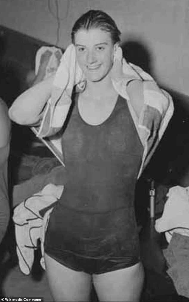 The student is the granddaughter of Australian swimmer Faith Leech (pictured) who won a gold medal and a bronze medal at the 1956 Melbourne Olympic Games