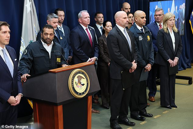 FBI Director Kash Patel led an explosive press conference on the investigation in New York