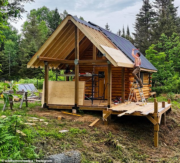 Each day living on his homestead looks different, he said, but his 24 hours almost always involves doing something outside