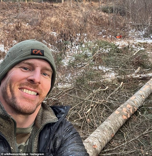 He's also hoping that by building this homestead, he'll be able to find love, and eventually start a family out there in the wild