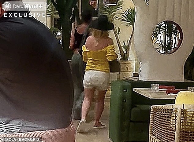 There, and despite protestations from several people, including her companion and restaurant staff, Spears got behind the wheel of her black BMW