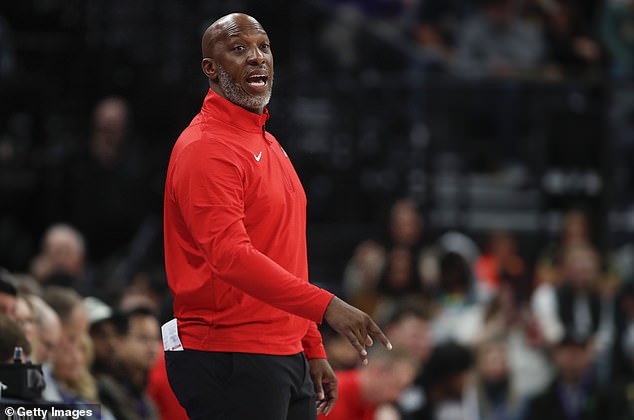 Portland Trail Blazers coach Chauncey Billups was also detained for illegal gambling